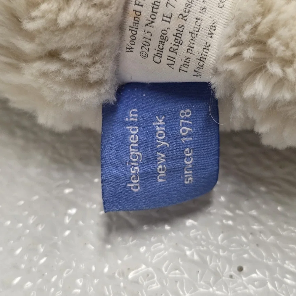 North American Bear Co. 2015 Woodland Friends Sleepy White Lamb Sheep Plush
